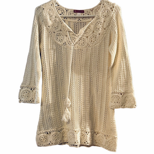 db established 1962 crochet sweater